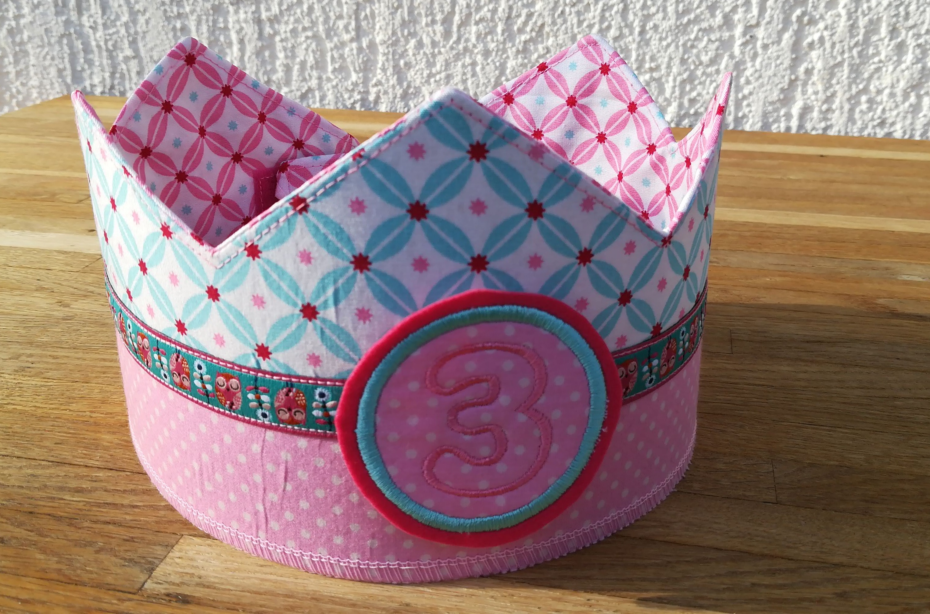 Geburtstagskrone rosa